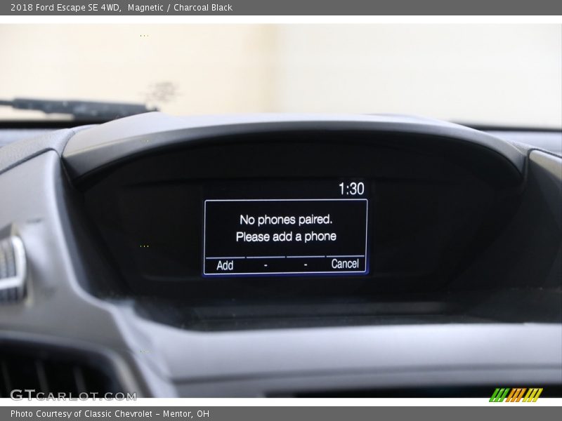 Magnetic / Charcoal Black 2018 Ford Escape SE 4WD