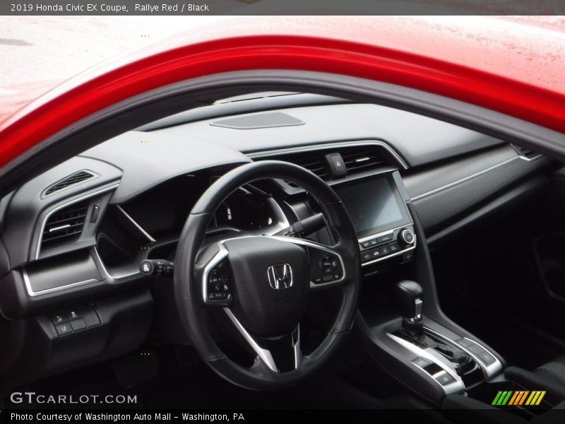 Rallye Red / Black 2019 Honda Civic EX Coupe