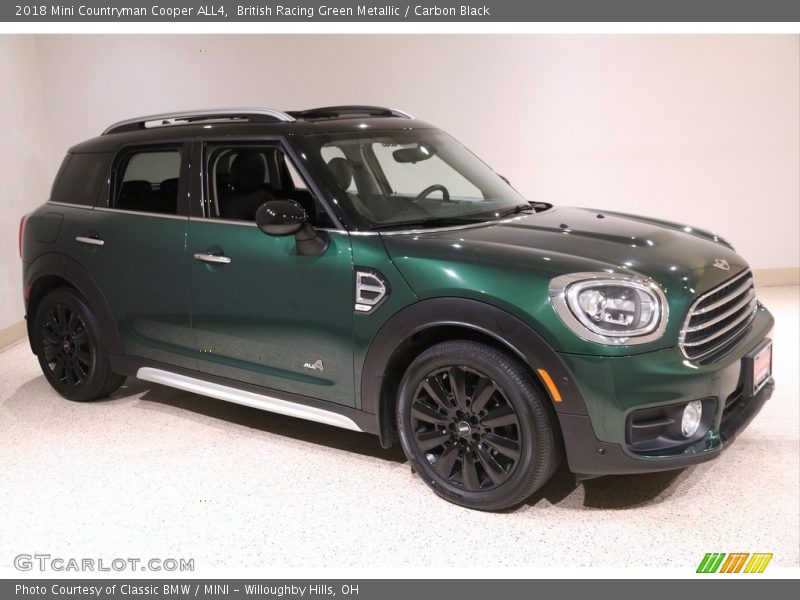 British Racing Green Metallic / Carbon Black 2018 Mini Countryman Cooper ALL4