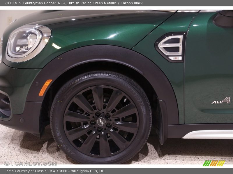 British Racing Green Metallic / Carbon Black 2018 Mini Countryman Cooper ALL4