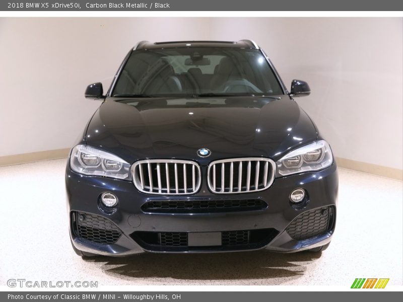 Carbon Black Metallic / Black 2018 BMW X5 xDrive50i