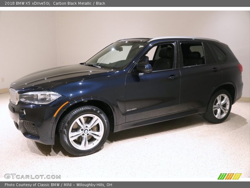 Carbon Black Metallic / Black 2018 BMW X5 xDrive50i