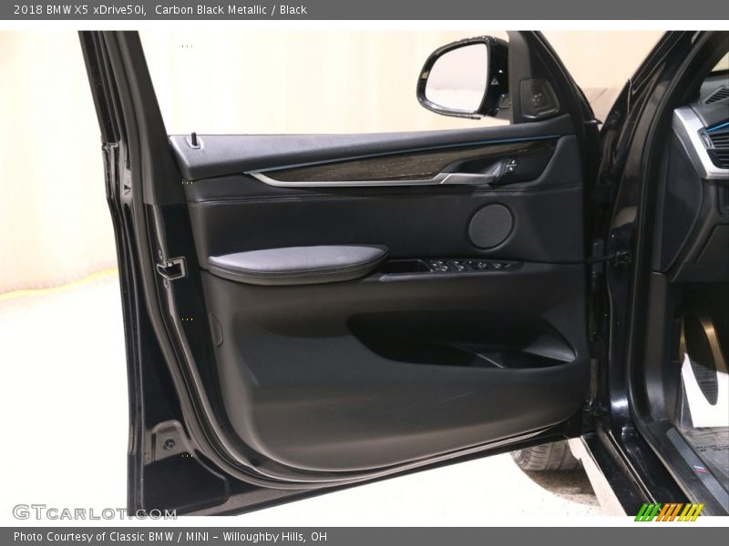 Carbon Black Metallic / Black 2018 BMW X5 xDrive50i
