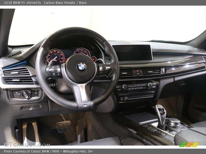 Carbon Black Metallic / Black 2018 BMW X5 xDrive50i