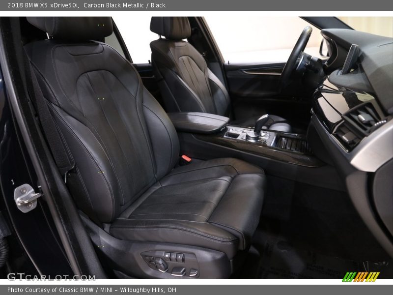 Carbon Black Metallic / Black 2018 BMW X5 xDrive50i