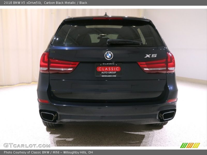 Carbon Black Metallic / Black 2018 BMW X5 xDrive50i