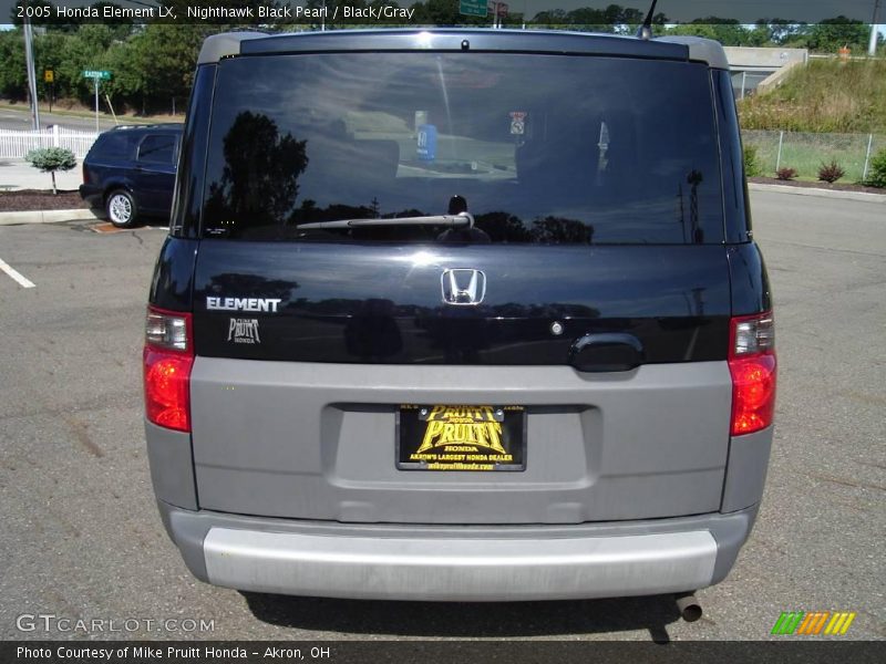 Nighthawk Black Pearl / Black/Gray 2005 Honda Element LX
