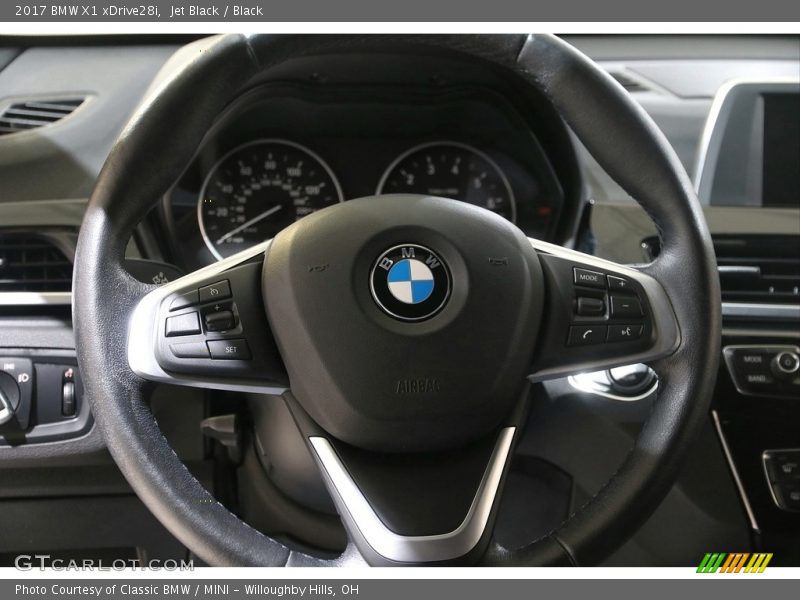 Jet Black / Black 2017 BMW X1 xDrive28i