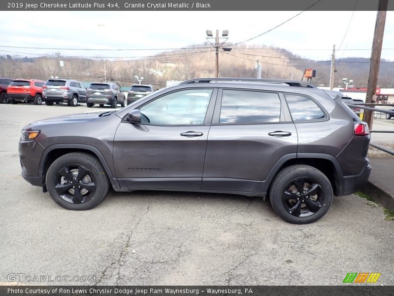 Granite Crystal Metallic / Black 2019 Jeep Cherokee Latitude Plus 4x4