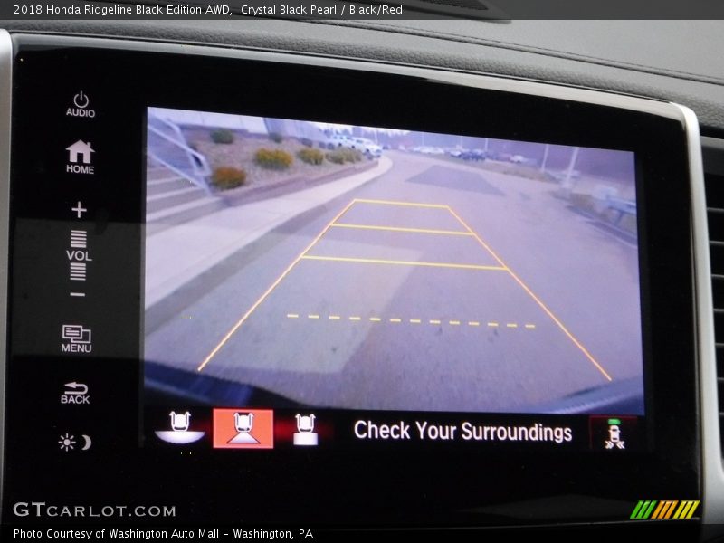 Crystal Black Pearl / Black/Red 2018 Honda Ridgeline Black Edition AWD