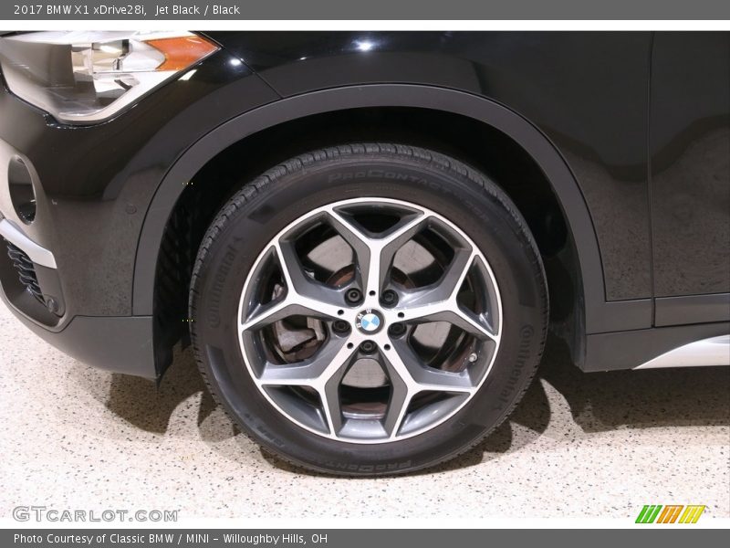 Jet Black / Black 2017 BMW X1 xDrive28i