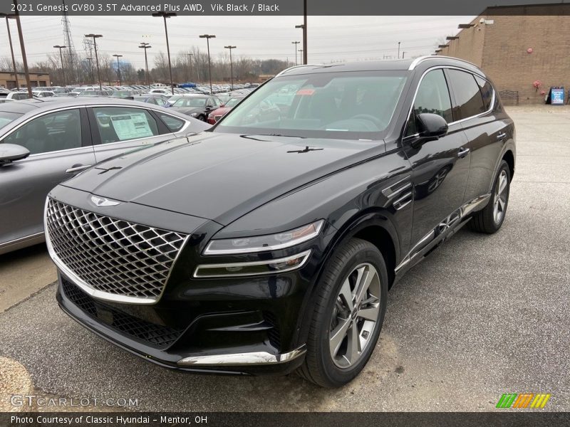 Front 3/4 View of 2021 GV80 3.5T Advanced Plus AWD