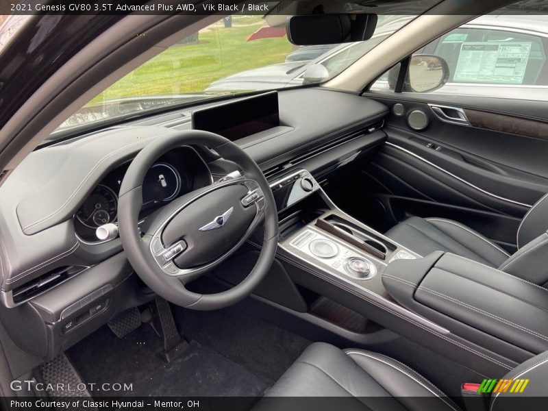  2021 GV80 3.5T Advanced Plus AWD Black Interior