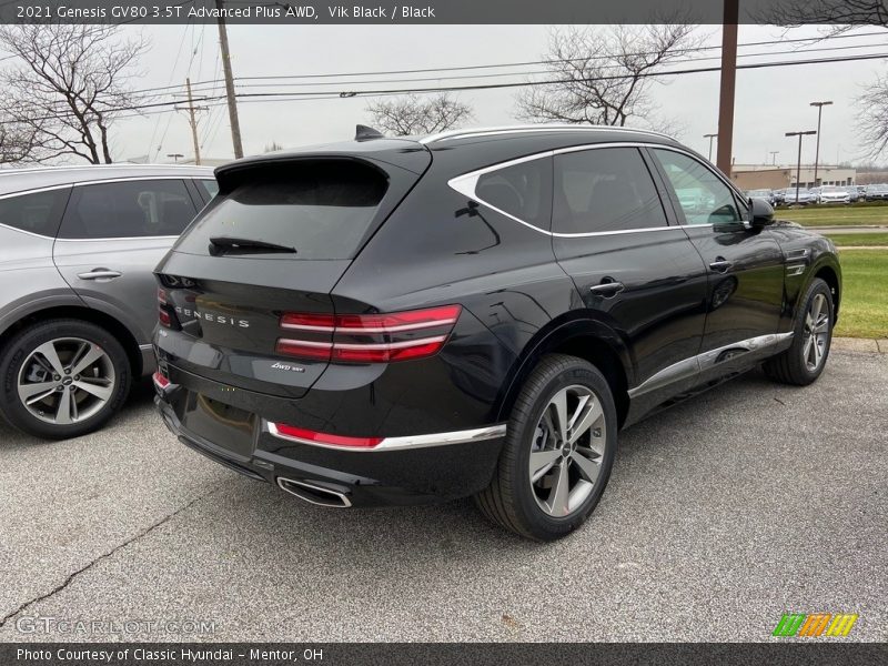 Vik Black / Black 2021 Genesis GV80 3.5T Advanced Plus AWD