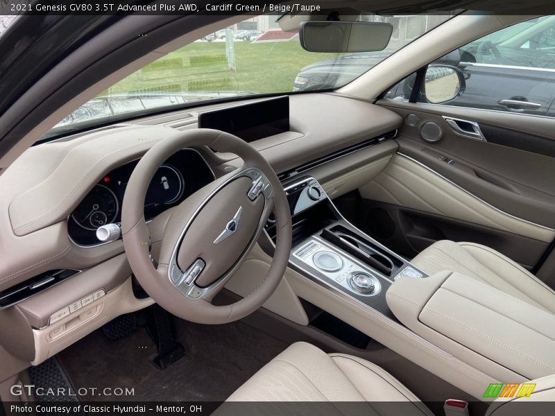  2021 GV80 3.5T Advanced Plus AWD Beige/Taupe Interior