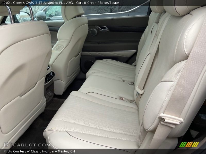 Rear Seat of 2021 GV80 3.5T Advanced Plus AWD
