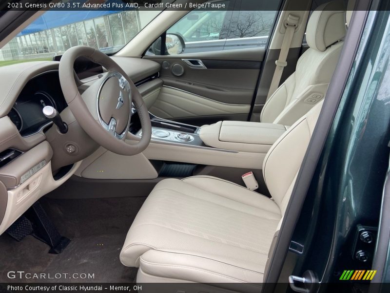 Front Seat of 2021 GV80 3.5T Advanced Plus AWD