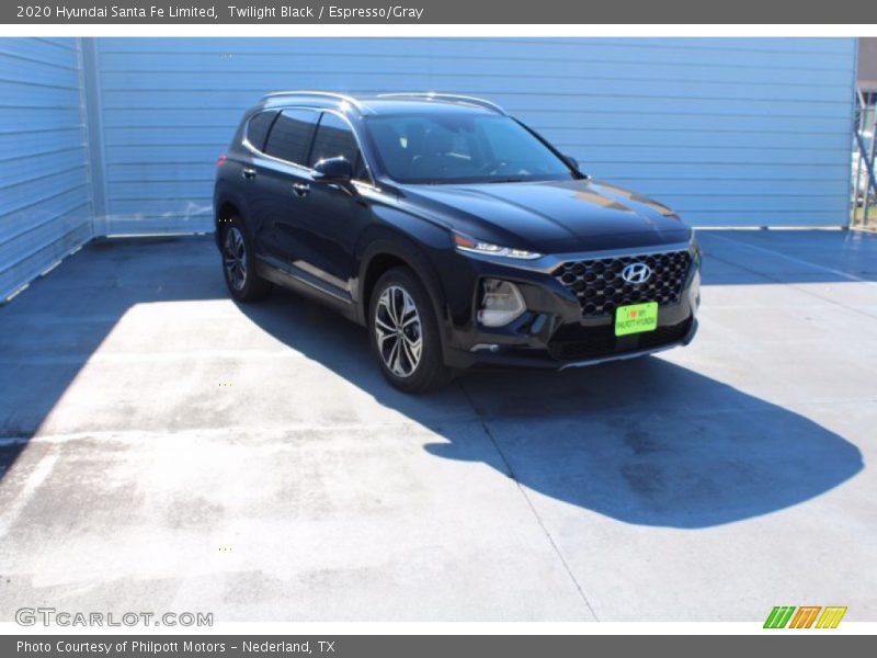 Twilight Black / Espresso/Gray 2020 Hyundai Santa Fe Limited