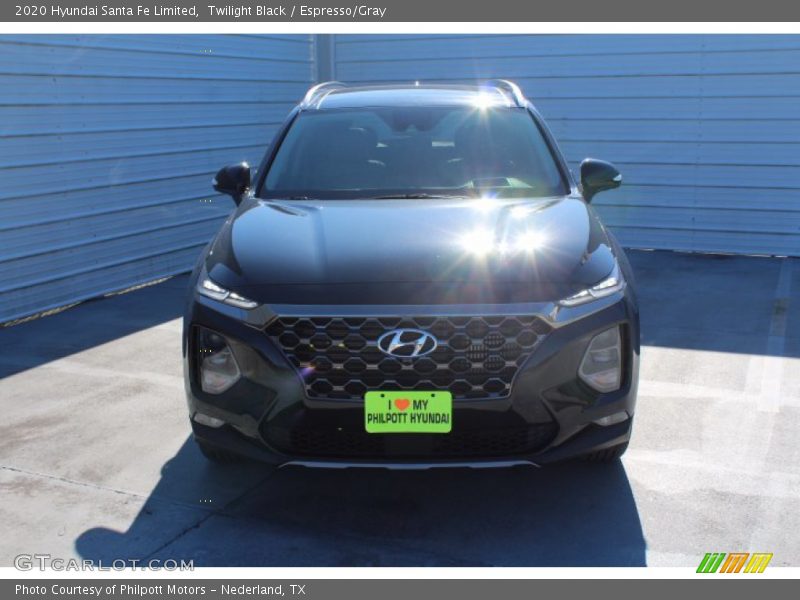 Twilight Black / Espresso/Gray 2020 Hyundai Santa Fe Limited
