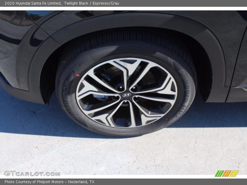 Twilight Black / Espresso/Gray 2020 Hyundai Santa Fe Limited