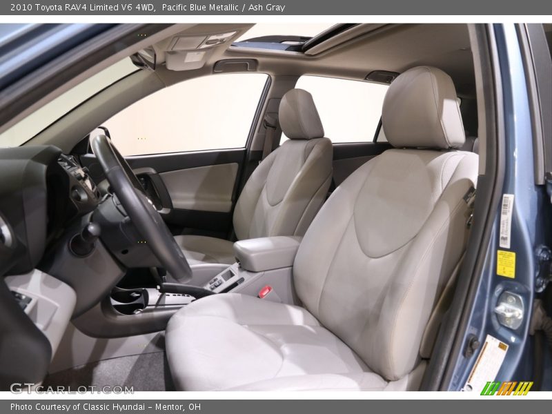 Pacific Blue Metallic / Ash Gray 2010 Toyota RAV4 Limited V6 4WD