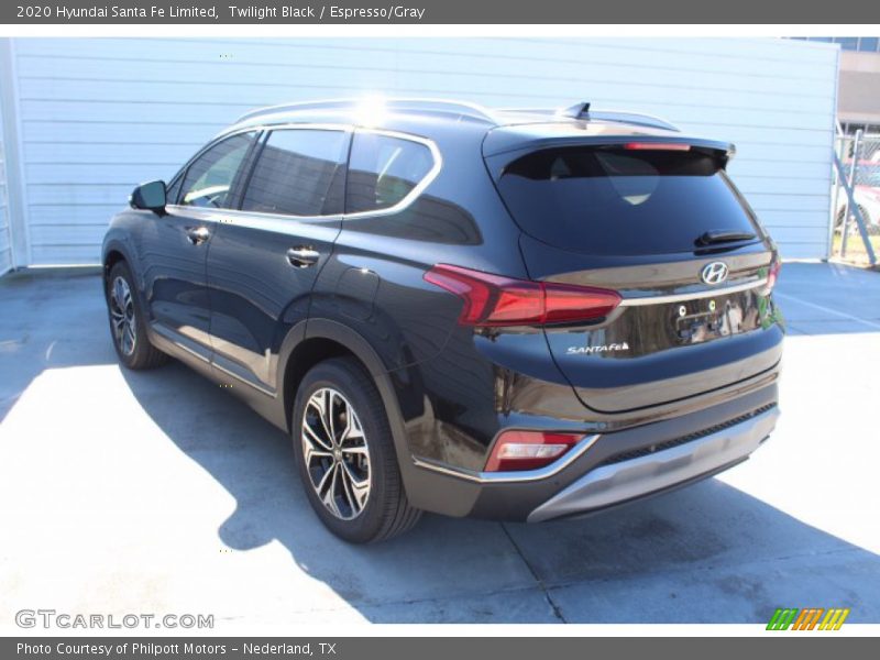 Twilight Black / Espresso/Gray 2020 Hyundai Santa Fe Limited