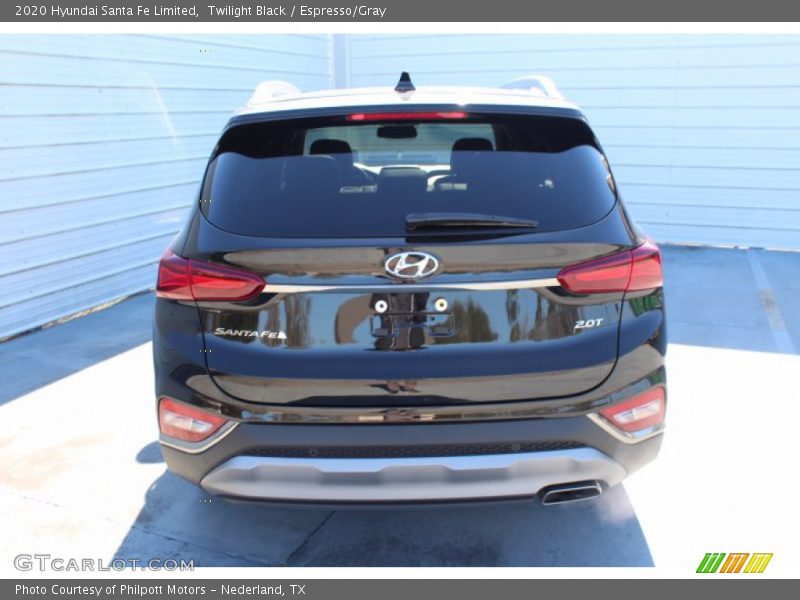 Twilight Black / Espresso/Gray 2020 Hyundai Santa Fe Limited