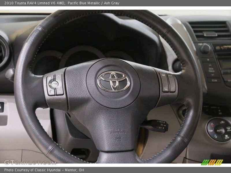 Pacific Blue Metallic / Ash Gray 2010 Toyota RAV4 Limited V6 4WD
