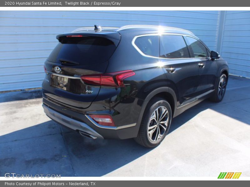 Twilight Black / Espresso/Gray 2020 Hyundai Santa Fe Limited