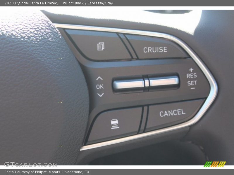 Twilight Black / Espresso/Gray 2020 Hyundai Santa Fe Limited