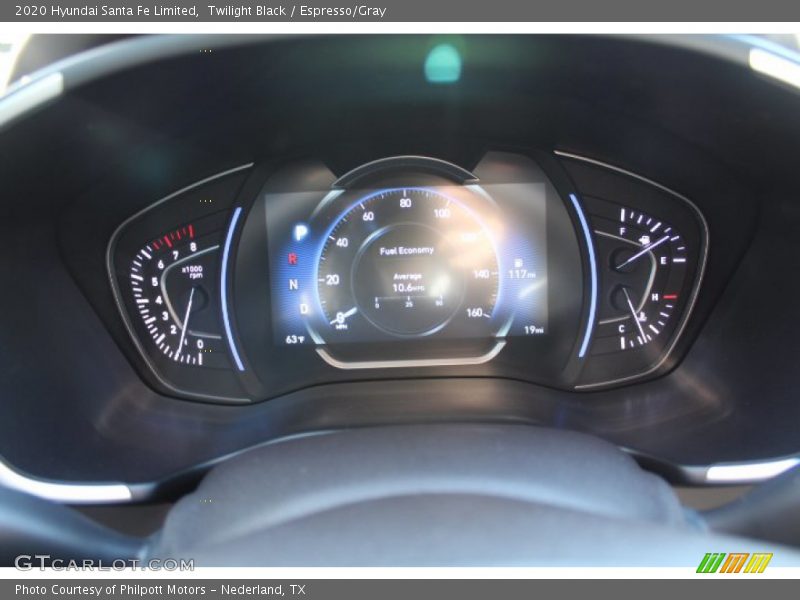 Twilight Black / Espresso/Gray 2020 Hyundai Santa Fe Limited