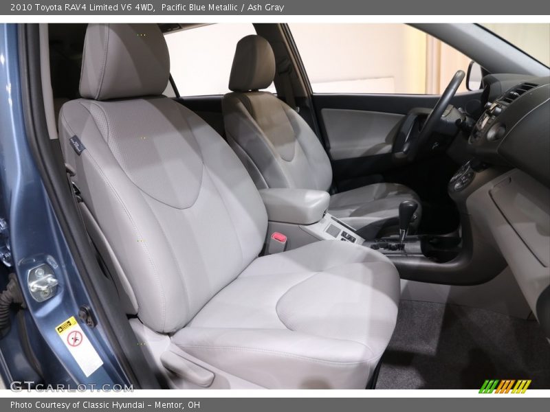 Pacific Blue Metallic / Ash Gray 2010 Toyota RAV4 Limited V6 4WD