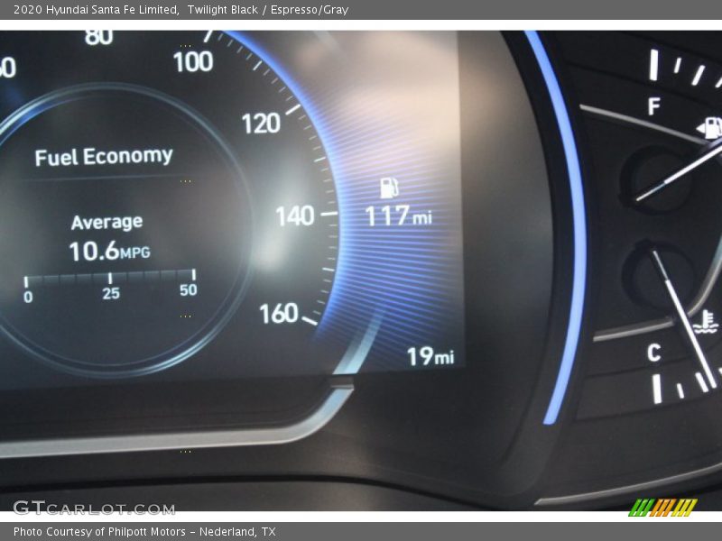 Twilight Black / Espresso/Gray 2020 Hyundai Santa Fe Limited