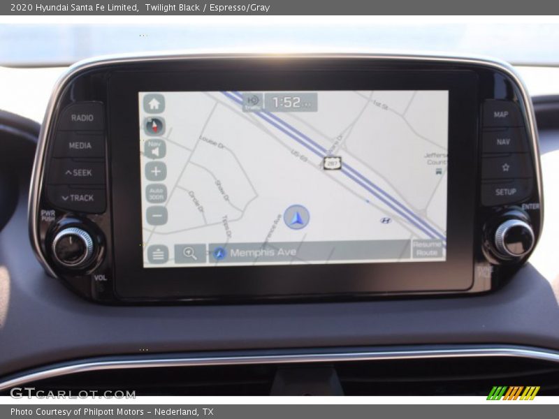 Twilight Black / Espresso/Gray 2020 Hyundai Santa Fe Limited