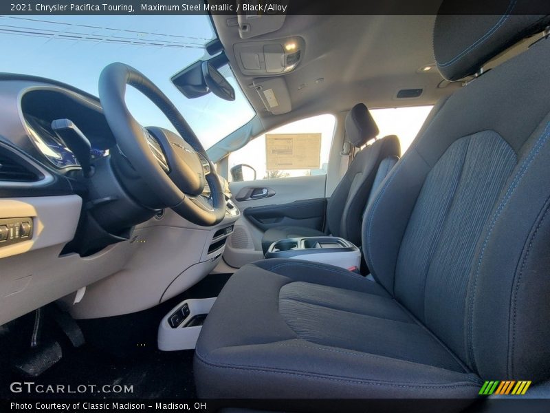 Maximum Steel Metallic / Black/Alloy 2021 Chrysler Pacifica Touring