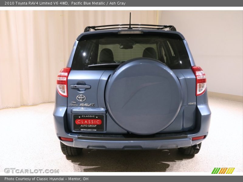 Pacific Blue Metallic / Ash Gray 2010 Toyota RAV4 Limited V6 4WD