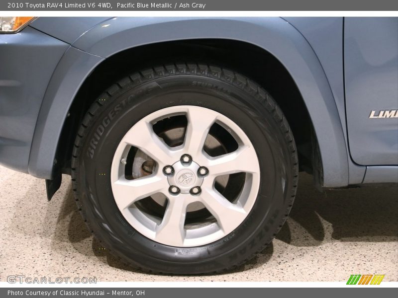 Pacific Blue Metallic / Ash Gray 2010 Toyota RAV4 Limited V6 4WD