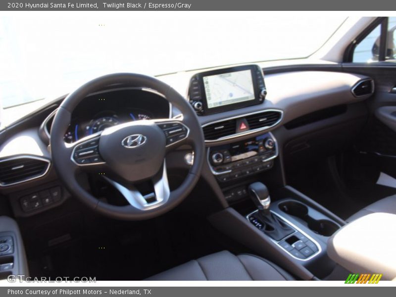 Twilight Black / Espresso/Gray 2020 Hyundai Santa Fe Limited