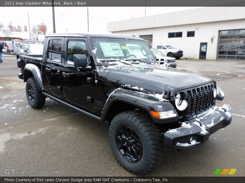 Black / Black 2021 Jeep Gladiator Willys 4x4