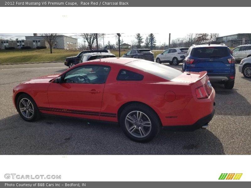 Race Red / Charcoal Black 2012 Ford Mustang V6 Premium Coupe
