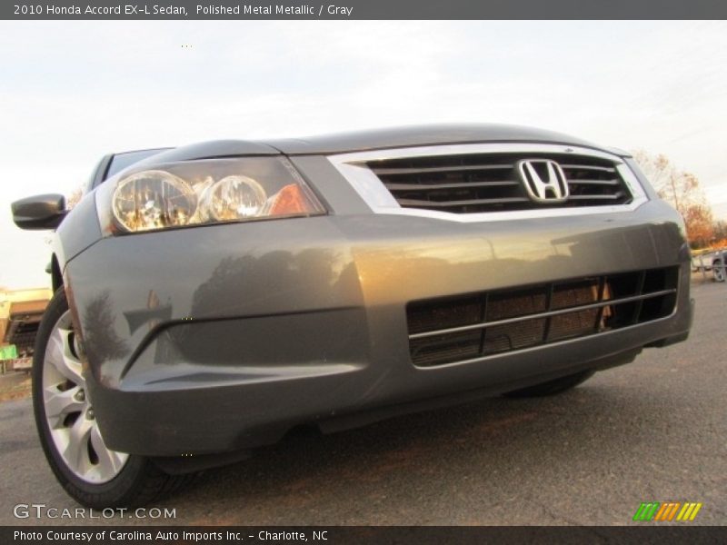 Polished Metal Metallic / Gray 2010 Honda Accord EX-L Sedan