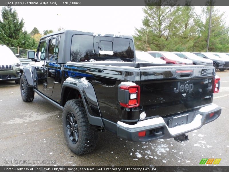 Black / Black 2021 Jeep Gladiator Willys 4x4