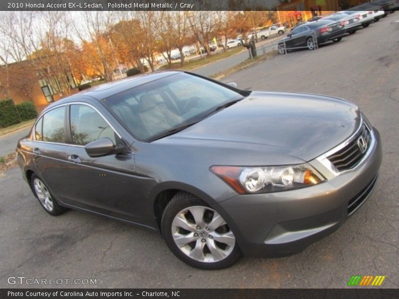 Polished Metal Metallic / Gray 2010 Honda Accord EX-L Sedan