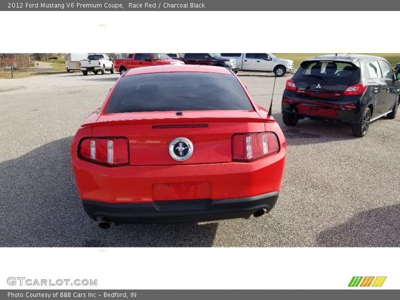 Race Red / Charcoal Black 2012 Ford Mustang V6 Premium Coupe