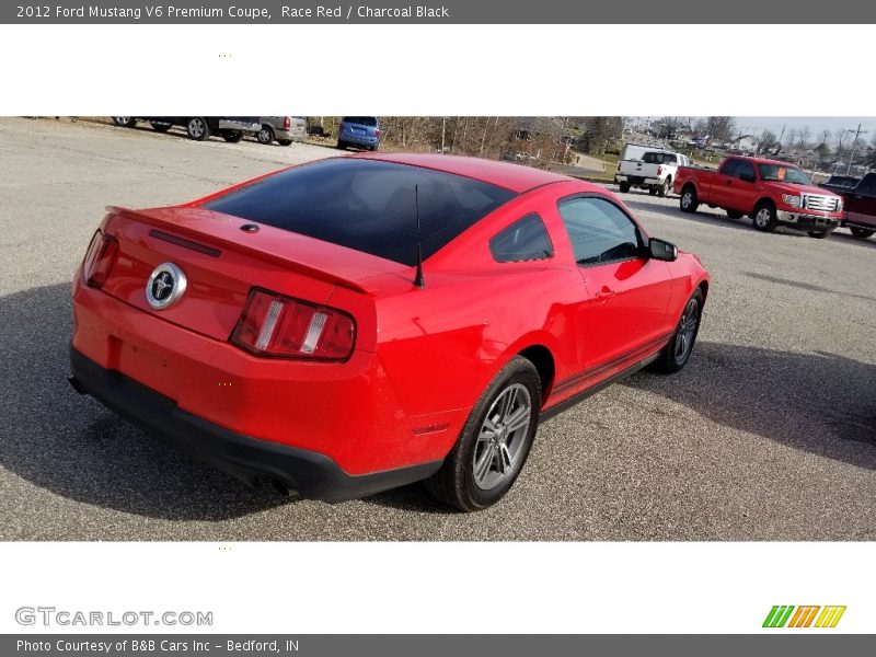 Race Red / Charcoal Black 2012 Ford Mustang V6 Premium Coupe