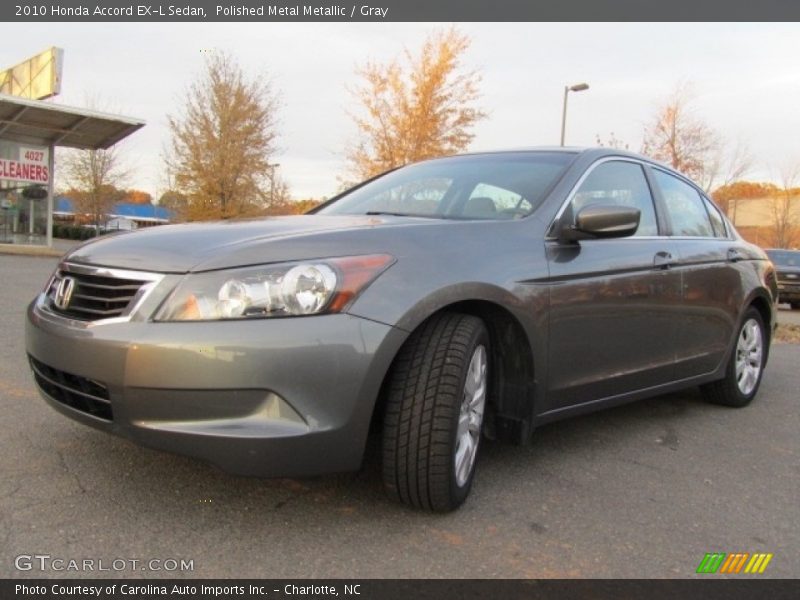 Polished Metal Metallic / Gray 2010 Honda Accord EX-L Sedan