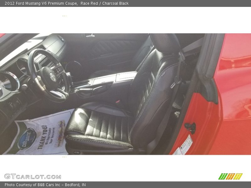 Race Red / Charcoal Black 2012 Ford Mustang V6 Premium Coupe