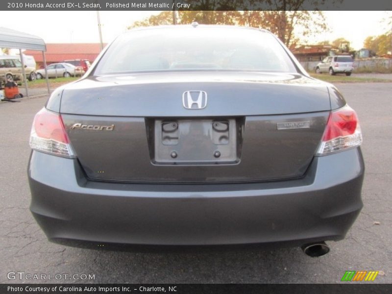 Polished Metal Metallic / Gray 2010 Honda Accord EX-L Sedan