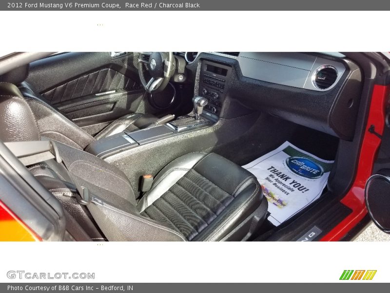 Race Red / Charcoal Black 2012 Ford Mustang V6 Premium Coupe