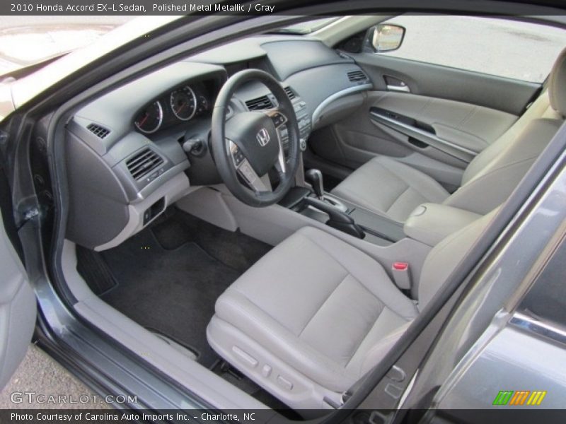 Polished Metal Metallic / Gray 2010 Honda Accord EX-L Sedan